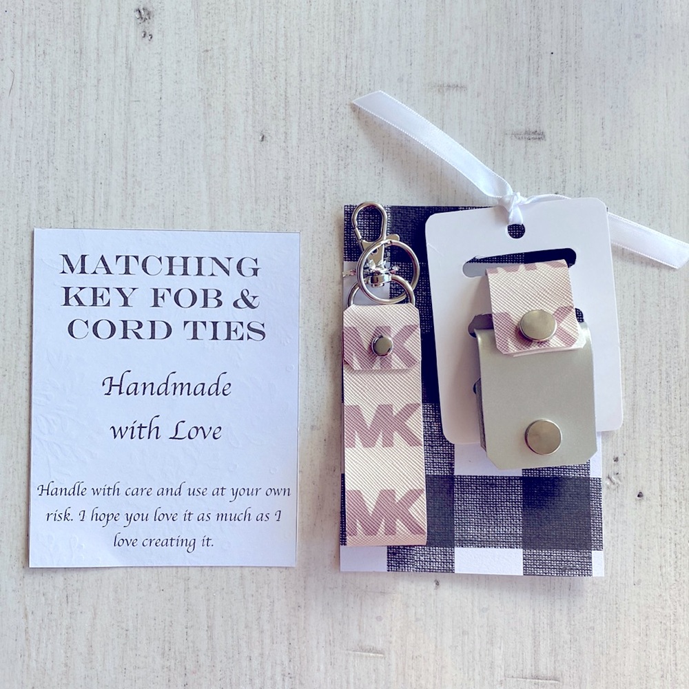 Matching Key Fob & Cord ties